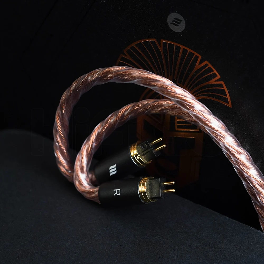 Efecto Audio Signature Series II Ares S II Cable de auriculares de 8 cables 2 pines 0,78 ConX conector intercambiable Cable IEM profesional