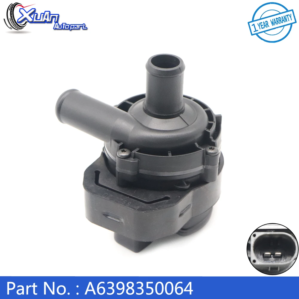 XUAN Engine Coolant Auxiliary Water Pump A6398350064 for Mercedes-Benz W211 W212 W213 W169 W204 W251 W222 W447 Sprinter Vito