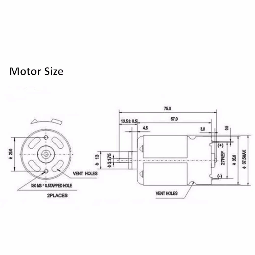 DC RS550 Motor 13 Teeth Replace for BOSCH Cordless Drill Screwdriver GSR GSB 12V Spare Parts