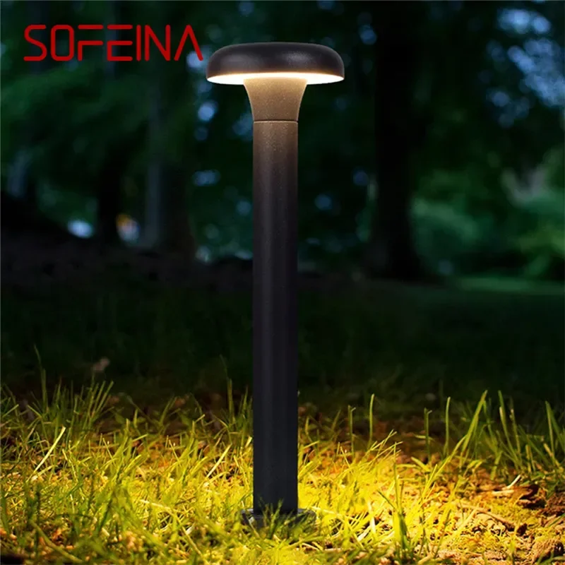 

SOFEINA Contemporary Outdoor Lawn Lamp LED Electric Waterproof Villa Garden Courtyard District Residential Quarters Lawn Lamp ﻿