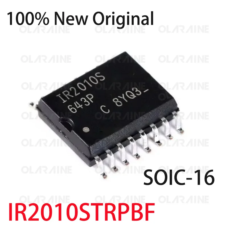 

1/5/10Pcs 100%New Original IR2010STRPBF SOIC-16 Power management IC gate drivers Current: 3 A Voltage 20 V IC chip