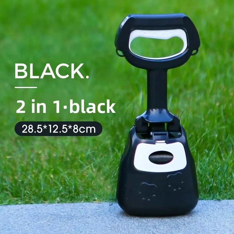 Pooper Scooper Limpiador de inodoro al aire libre para mascotas, una herramienta perfecta para limpiar la excrementos de perros que caminan en su pedido de perro con un solo clic