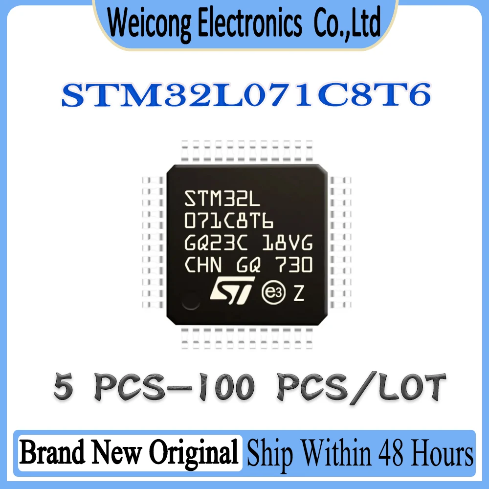 STM32L071C8T6 STM32L071C8T STM32L071C8 STM32L071C STM32L071 STM32L07 STM32L0 STM32L STM32 STM3 STM ST IC MCU Chip LQFP-48