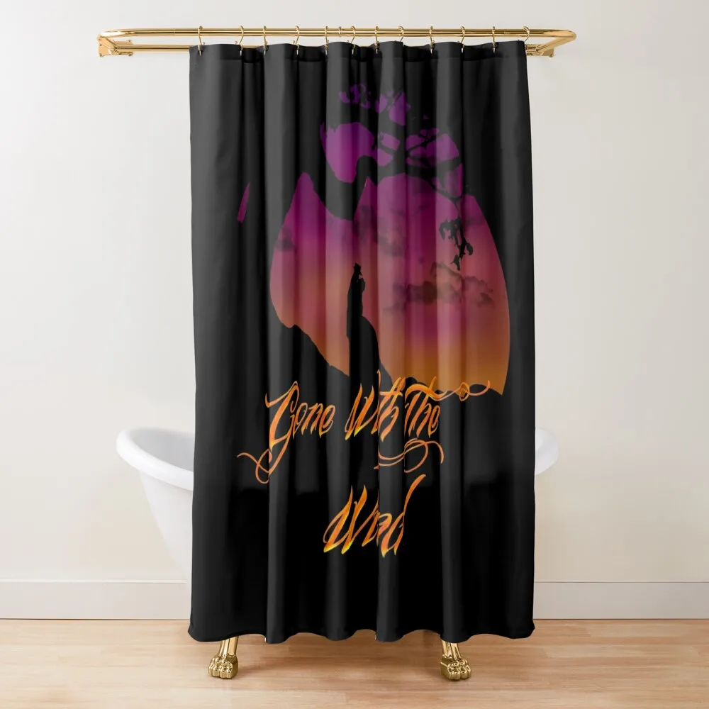 

Rhett and Scarlett on the hill Занавеска для душа Наборы для душа для ванной комнаты Водонепроницаемая занавеска для душа