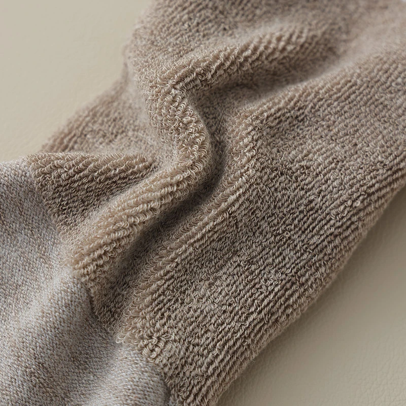 1 Pairs Winter Thick Toe Socks Women Cotton Solid Breathable Warm Floor Sleeping Terry Against Cold Snow Loose Five Finger Socks