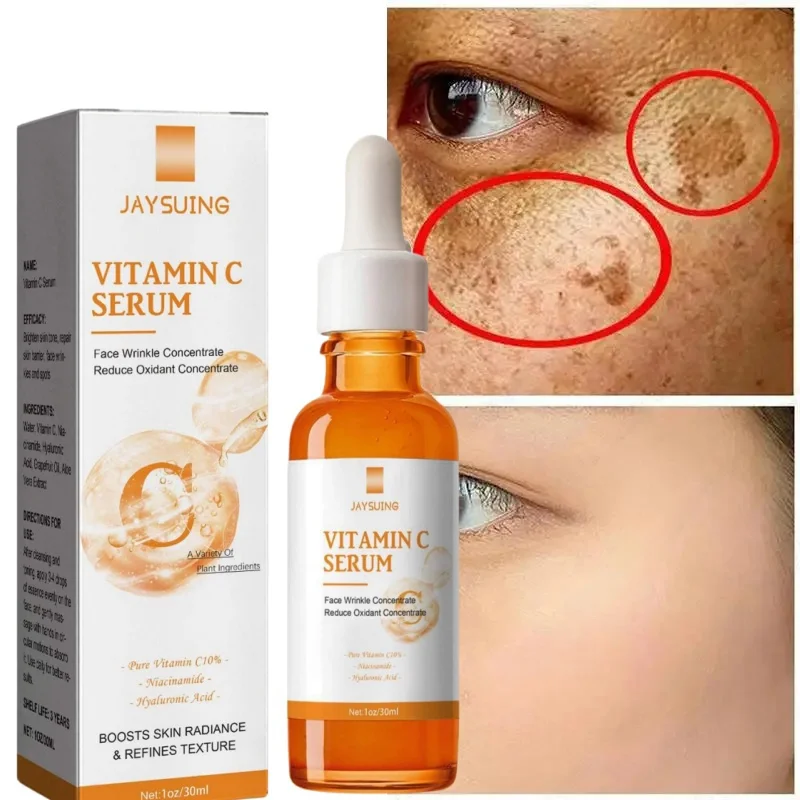 

Vitamin C Whitening Serum Face Remove Dark Spots Freckles Fade Melanin Retinol Anti-wrinkle Essence Brightening Korean Skin Care