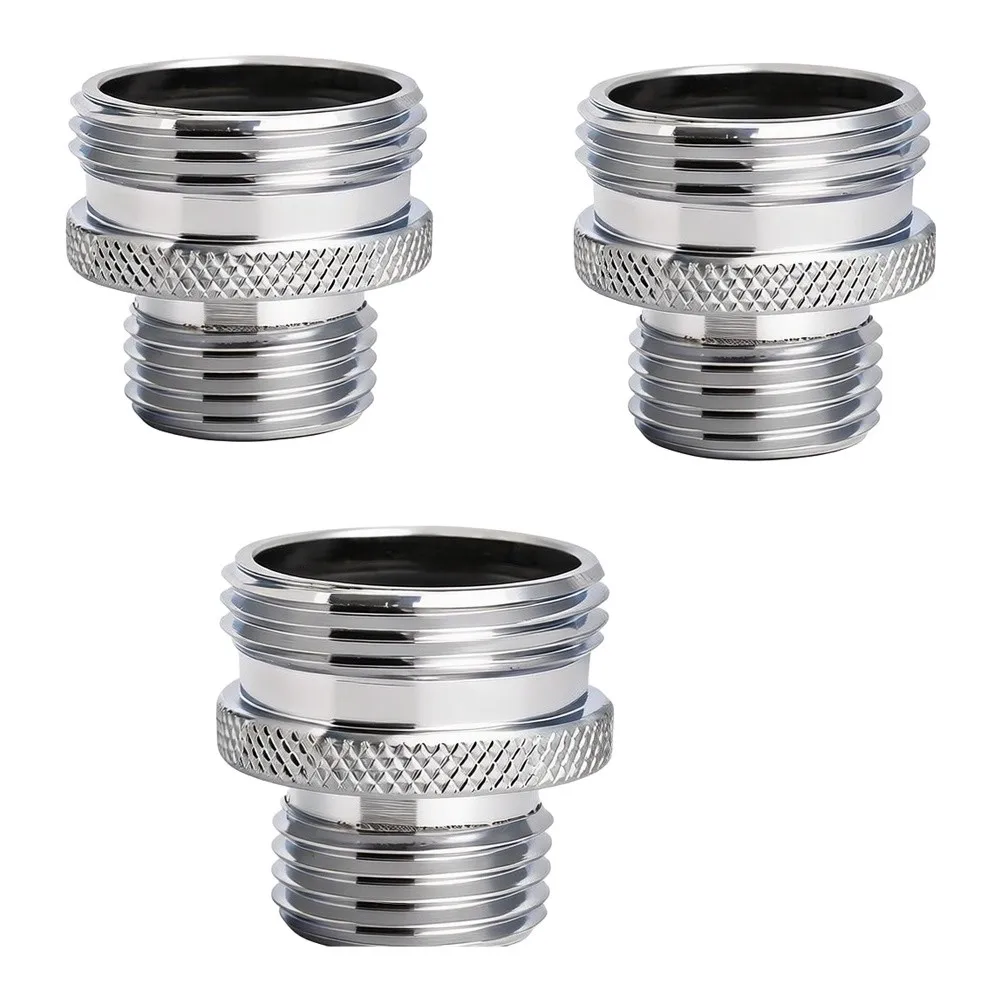 3pcs Ball End Shower Arm Adapter Kit For 1/2'' NPT, Compatible With 14UN & 20UN Threads, Bathroom Renovation Fitting