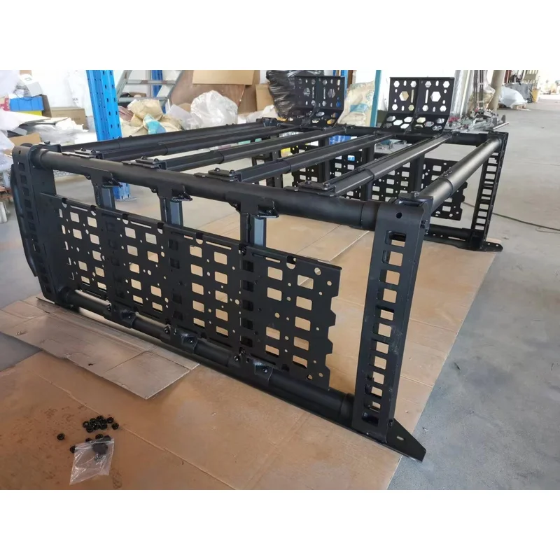 Universal 4X4 Aluminum Sports Pickup Truck Roll Bar Bed Rack Expandable Chase Rack Accessories