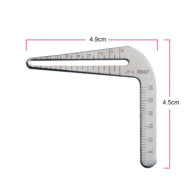 Dental Implant Guide linijka Oral sadzenie lokalizator pozycjonowanie przewodnik wiercenie pozycjonowanie linijka linijka kątowa dentysta narzędzia