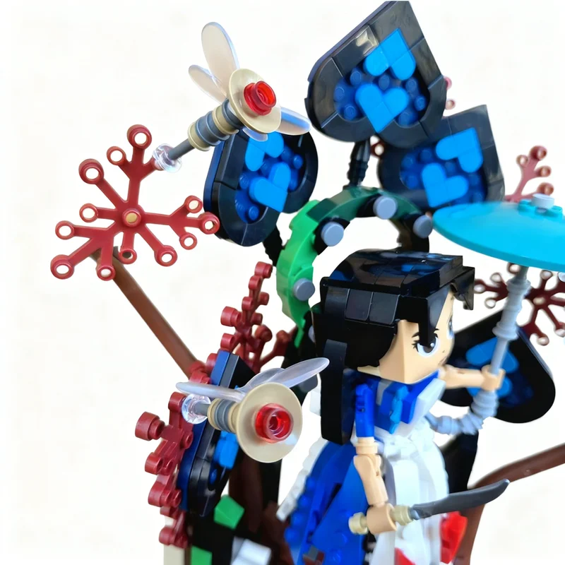 541pcs MOC Alice Madness Returns Figure Icons Model Building Blocks Architecture Assemble Toys DIY Creative Christmas Gift Idea