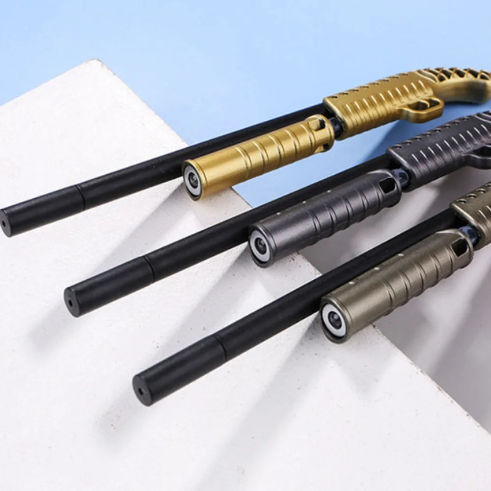 الإبداعية بندقية بندقية شكل هلام الأقلام مع ضوء LED ، متوهجة هلام القلم ، القرطاسية مضحك ، هدية الطالب