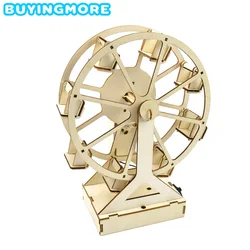 DIY Electronic Kit Ferris Wheel Assembly Model STEM Toys for Children Educational Science Experiment Kit Physics Toys Kids Gifts