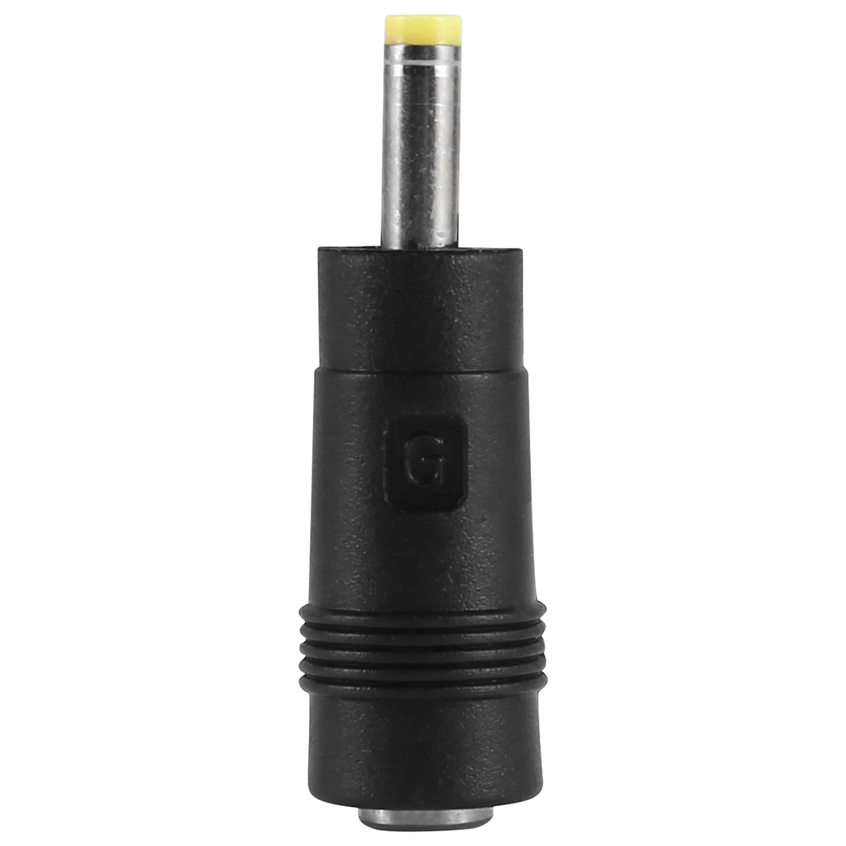 Yellow Tip 4.0x1.7 mm Male Plug to 5.5x2.1mm Female Jack DC Power Connector Black