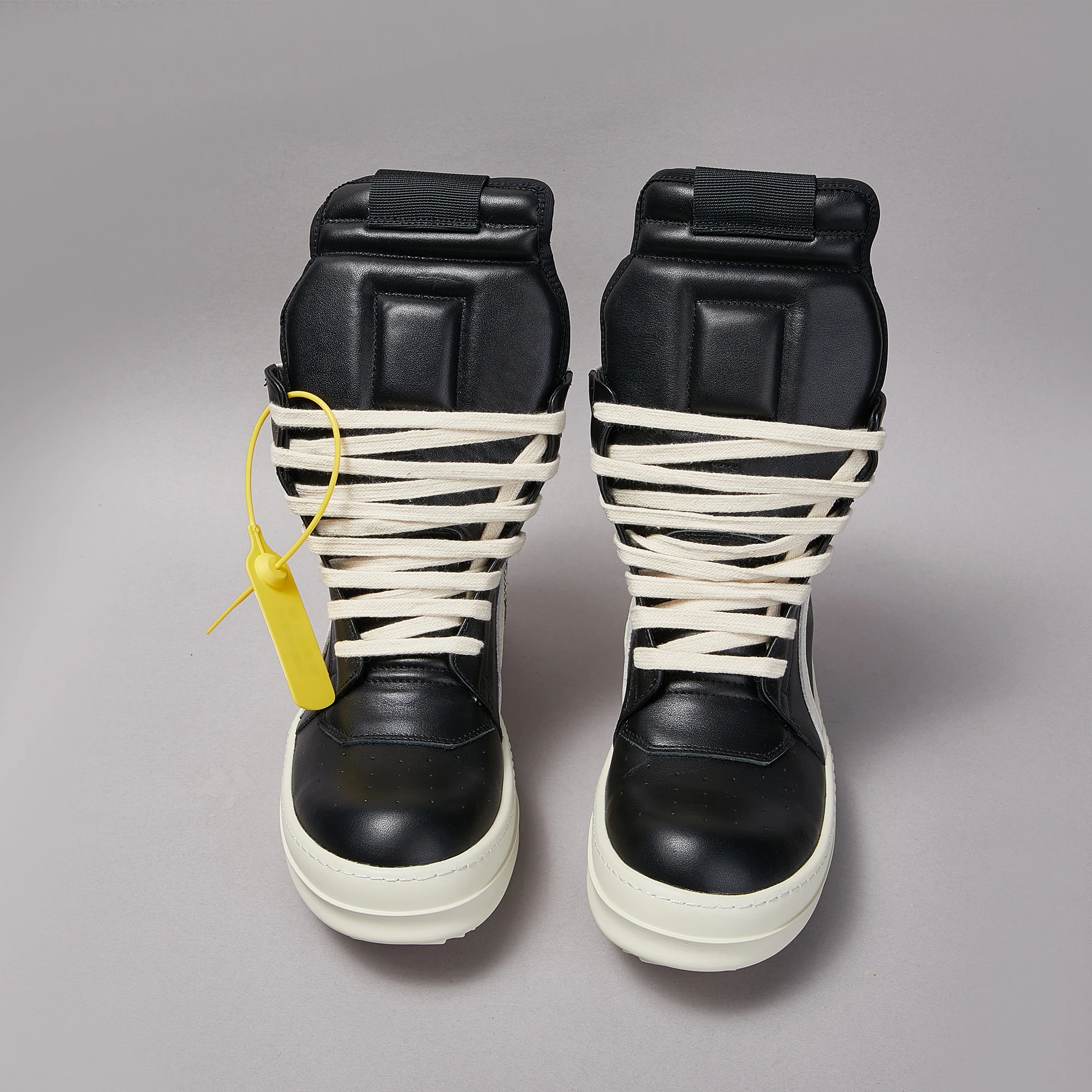 Zapatos informales de marca para hombre y mujer, zapatillas de alta calidad, Botines negros de cuero Geobasket Owen, zapatos planos con cremallera y