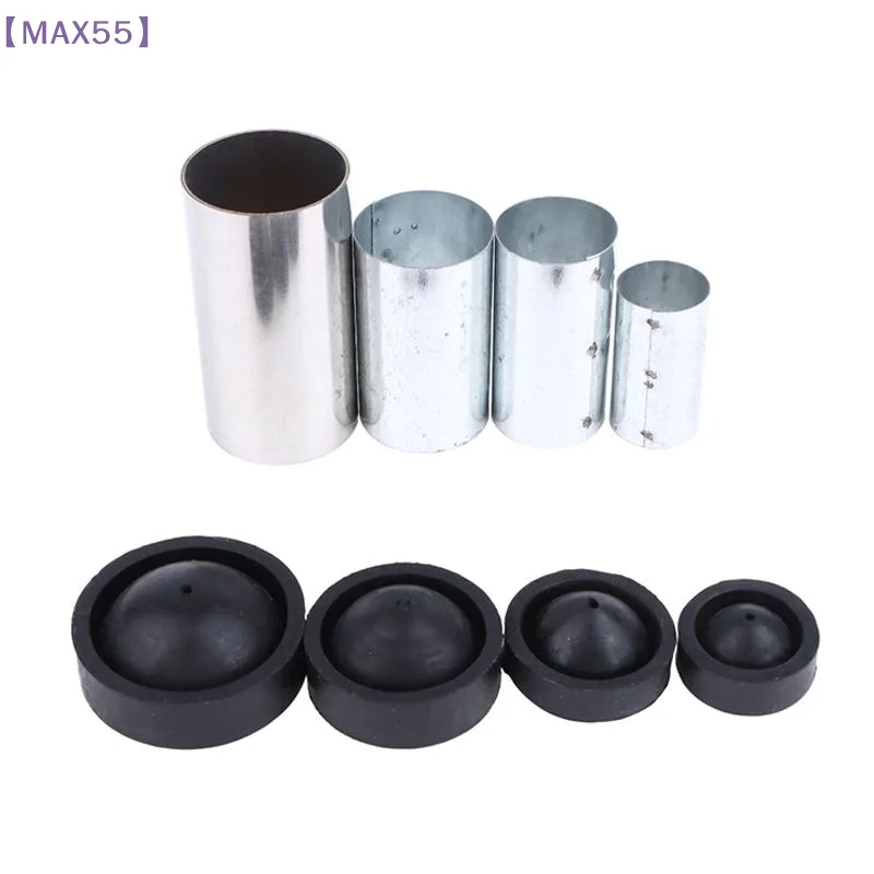 【MAX-55】1PCS Aluminum Casting Flask With 1 Rubber Sprue Base 20/25/30/35mm Plaster Mold Processing Tools For Jewelry Making