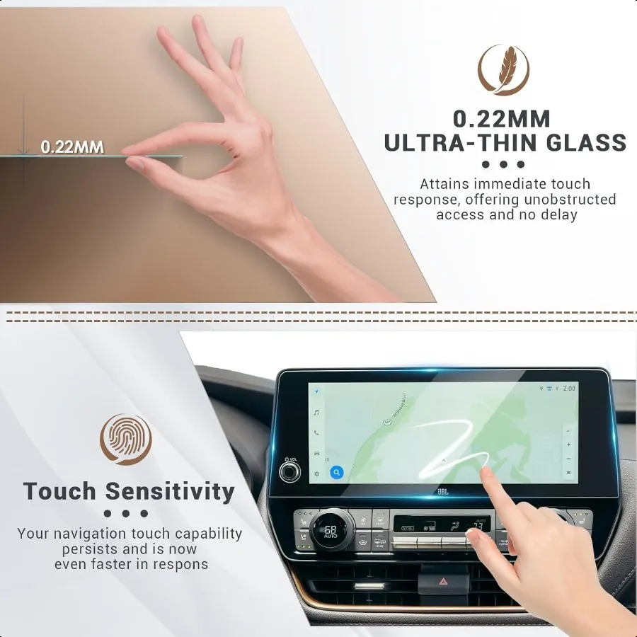 for 2024 Grand Highlander Accories Navigation Screen Protection for 2024  Grand Highlander Hybrid XLE Limited Platinum 12.3 Nav