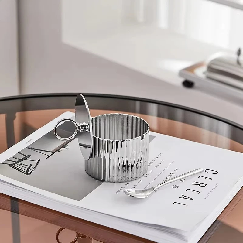 304 light luxury sugar jar nordic seasoning box high value kitchen storage assistant seasoning bottle container