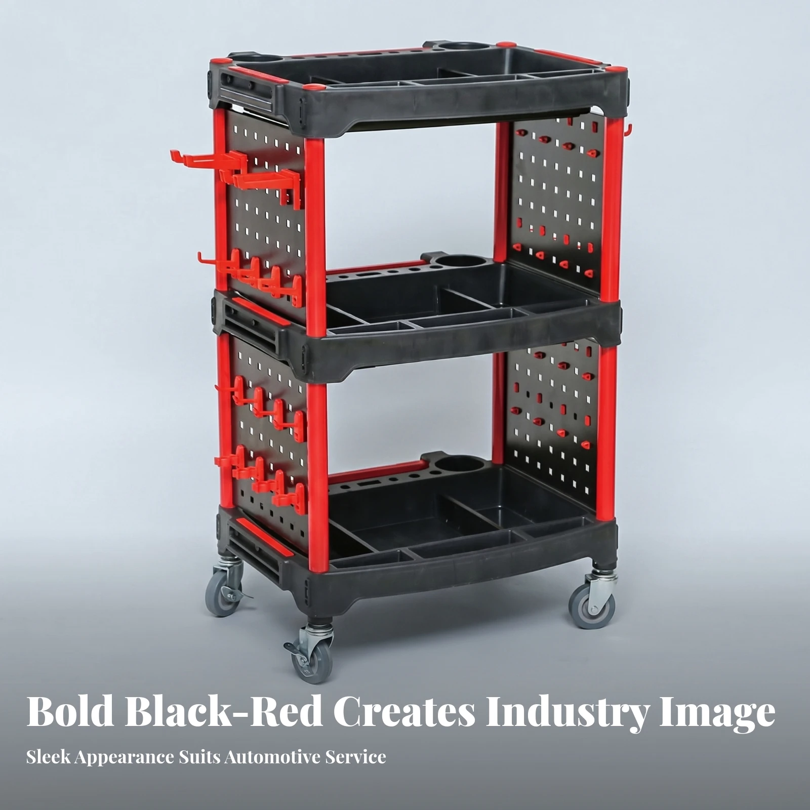 three-tier-tool-cart-perforated-rolling-tool-cart-heavy-duty-rust-resistant