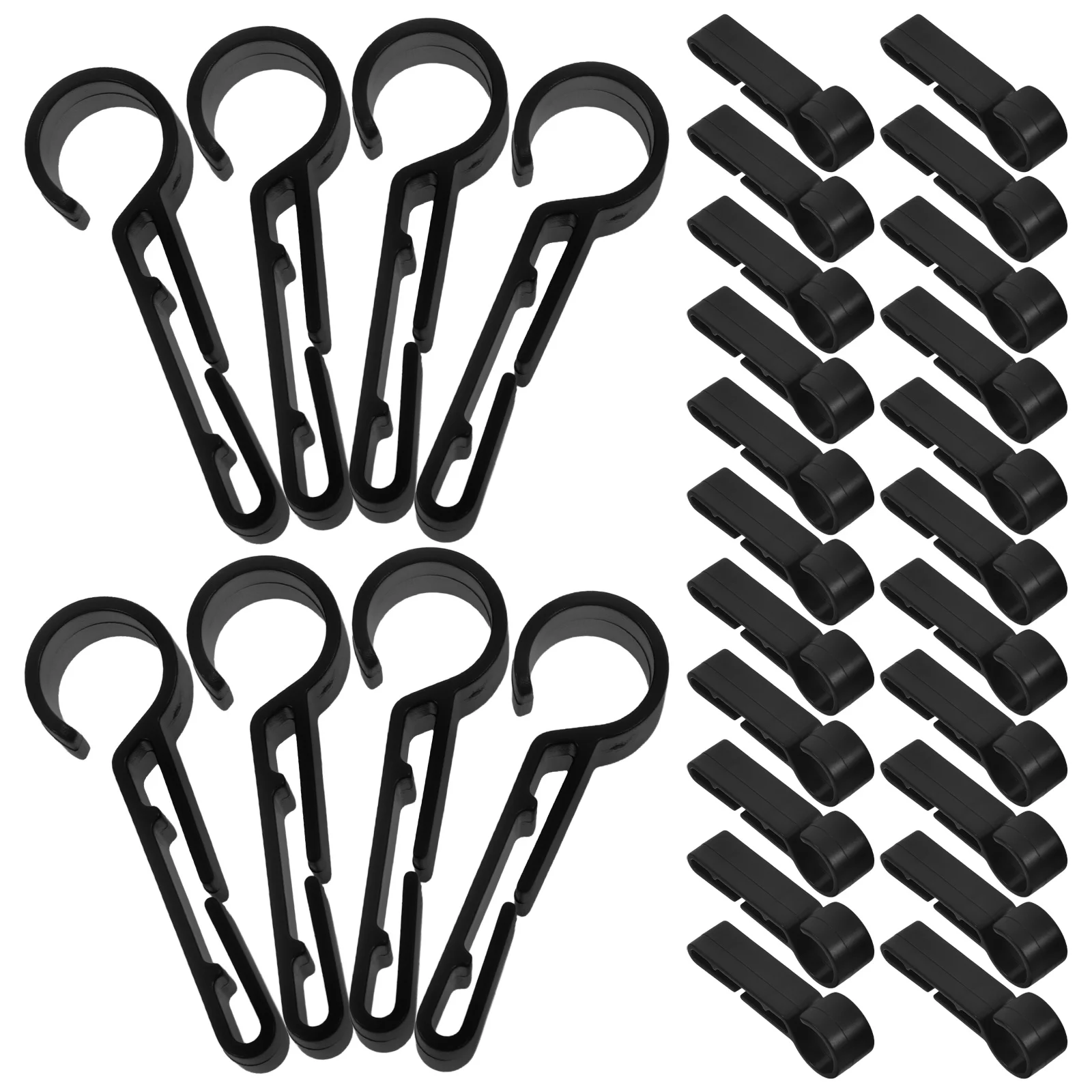 

100Pcs Headlamp Clips Plastic Hard Hat Light Clips Clip Hardhat Accessory Secure Headlight Strap Replacement Hook