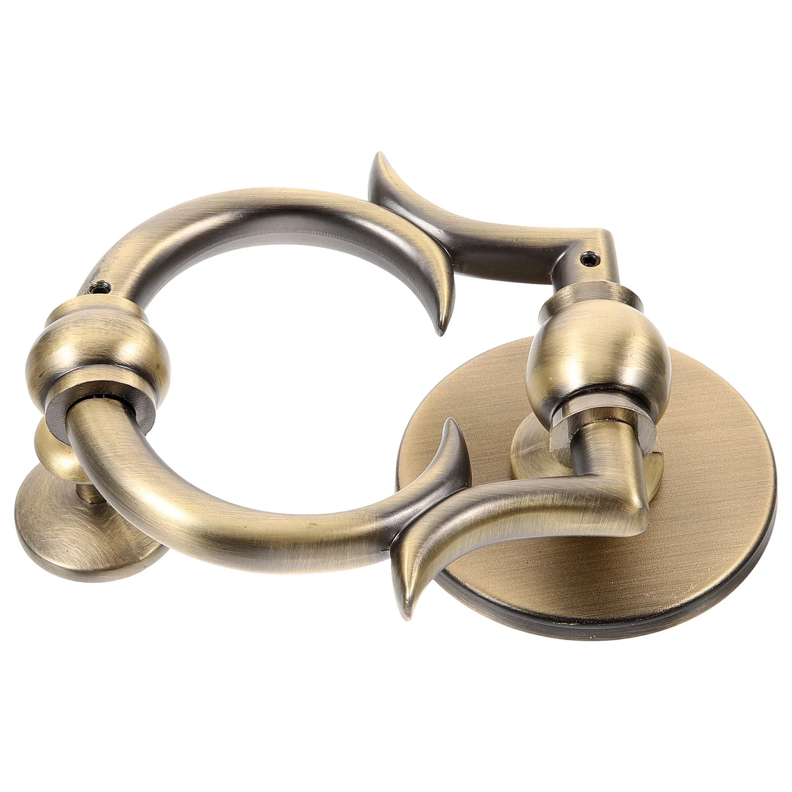 

Zinc Alloy Door Knocker Long-Lasting Comfortable Grip Home Entrance Security Decoration Door Knockers Classical Knocker