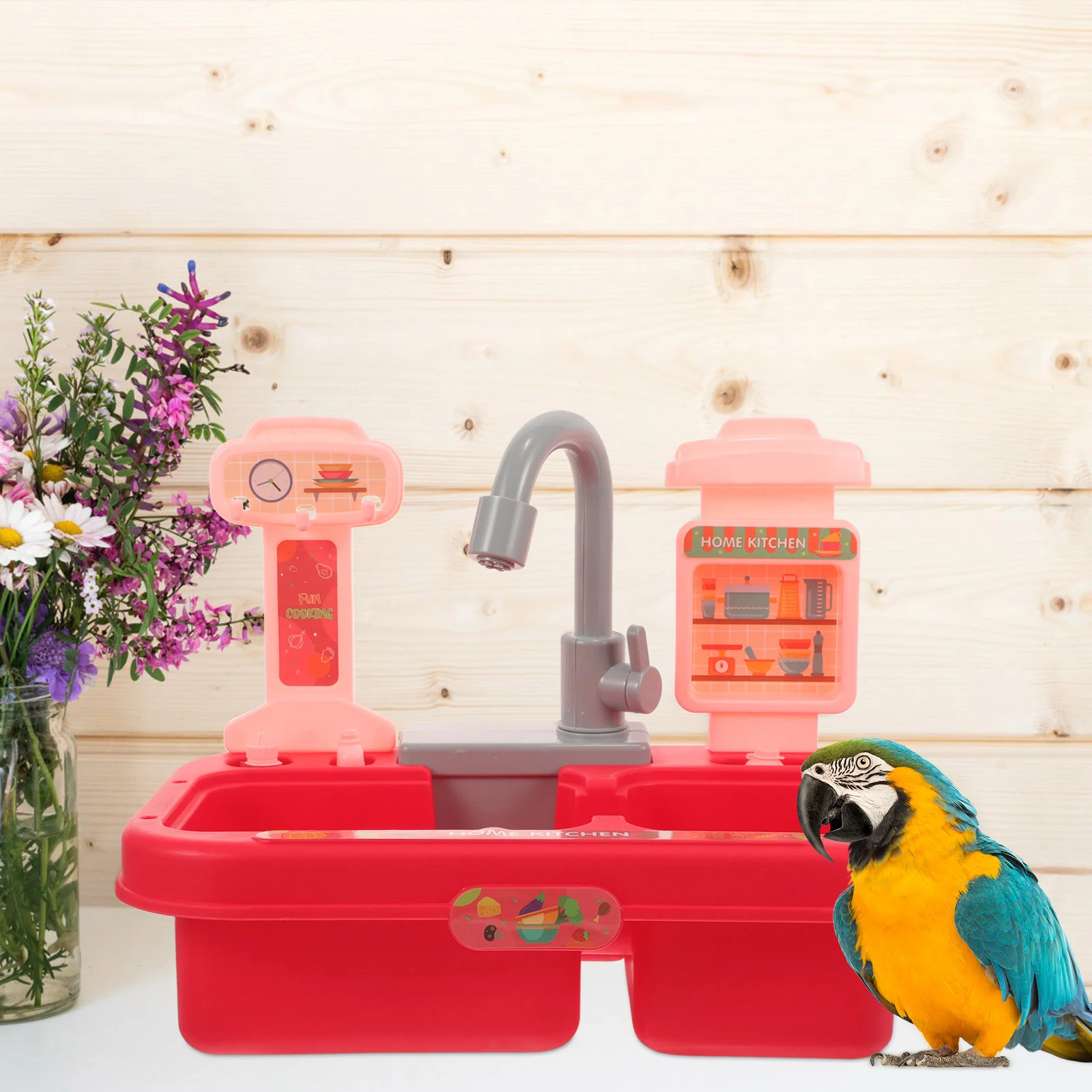 

Parrot Bath for Cage Bathtub Parrots Shower Birds Cleaning Basin Pet Bathtubs Bathing