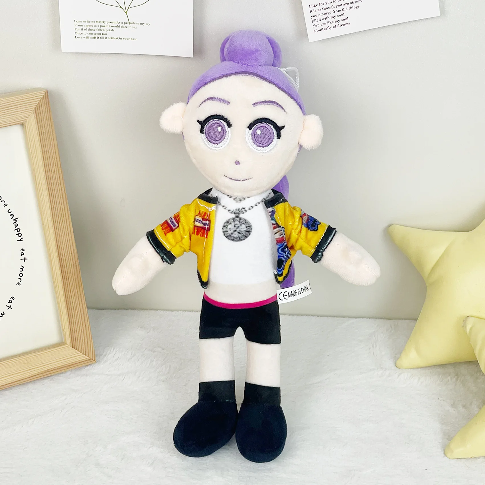 Nueva tendencia de juguete de peluche Kpop Demon Hunters Rumi Mira Zoey Tigre Animal juguetes de peluche niño banda figura de Anime juguete de peluche para regalo de Fans