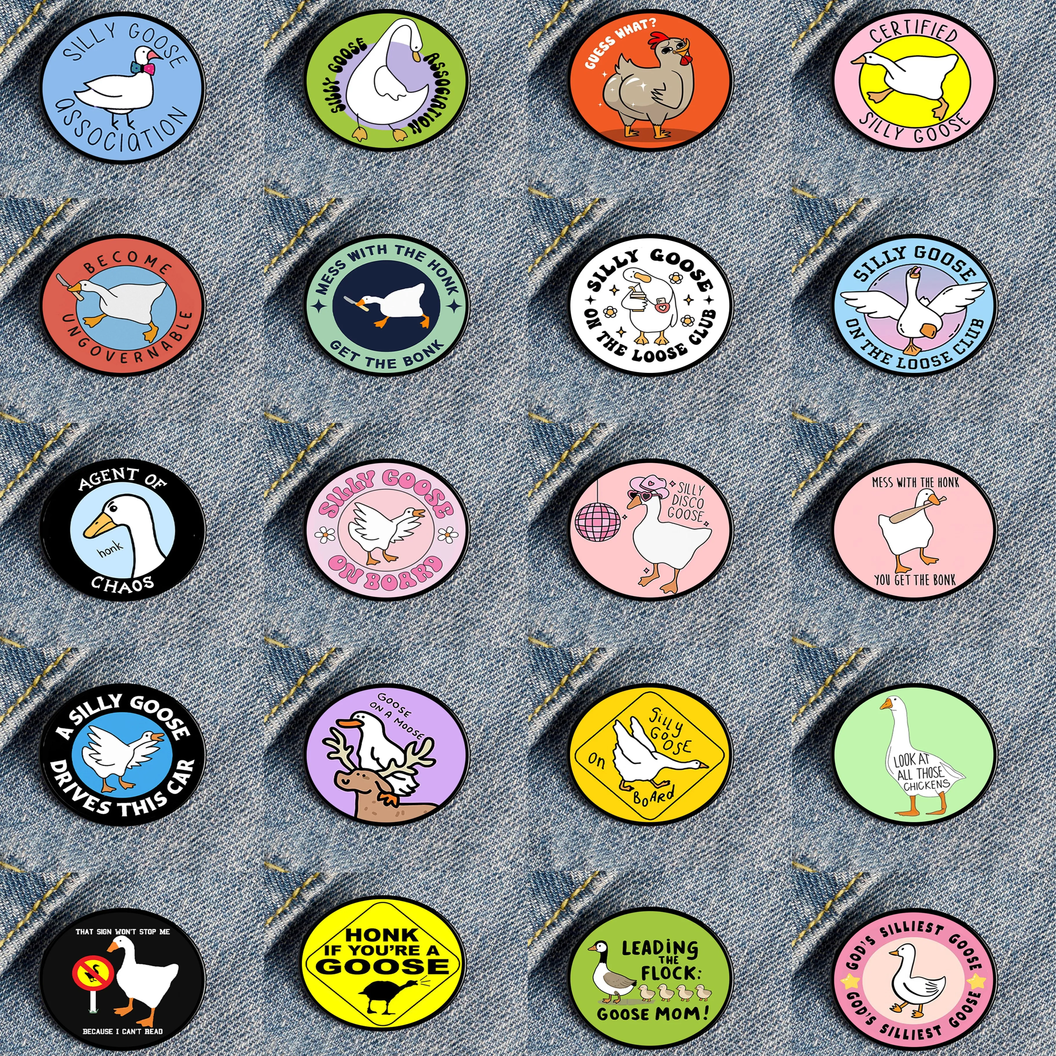 

Popular Duck Creative Brooch Emblem