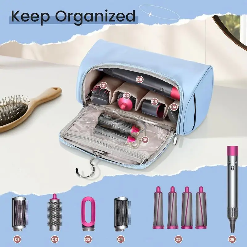 Hair Tool Bag Water Resistant Storage Bag Hair Tools Portable Organizer Bag Water Resistant Storage Bag Fashion Travel Bag