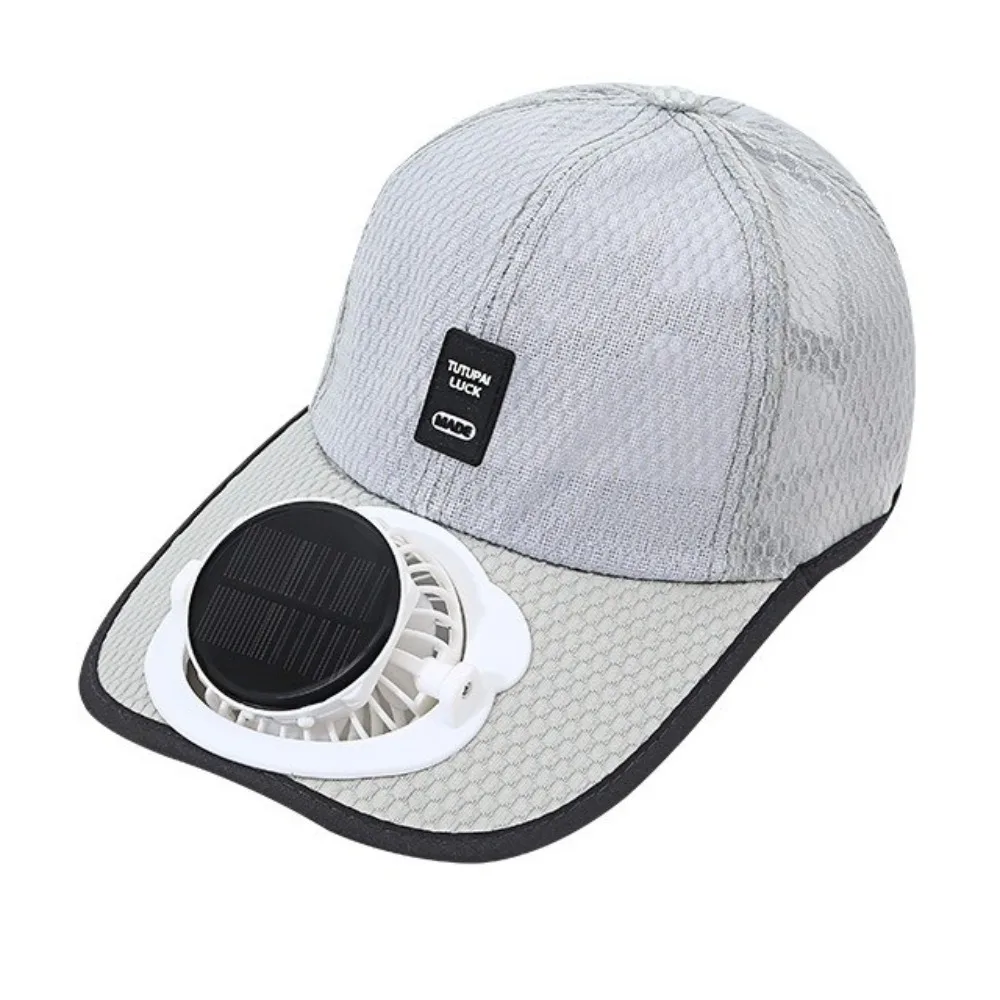 Fashion Breathable Solar Fan Hat USB Charging Quick Dry Sun Protection Caps Baseball Cap Outdoor