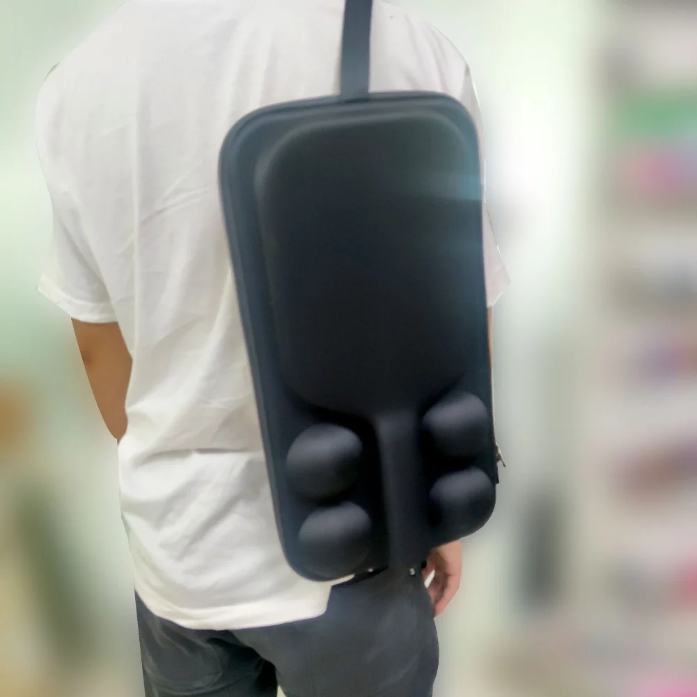 

Protective EVA Hard Shell Pickleball Paddles Bag Fits 2 Paddles and 4 Balls Water Resistant Lightweight Carry Case