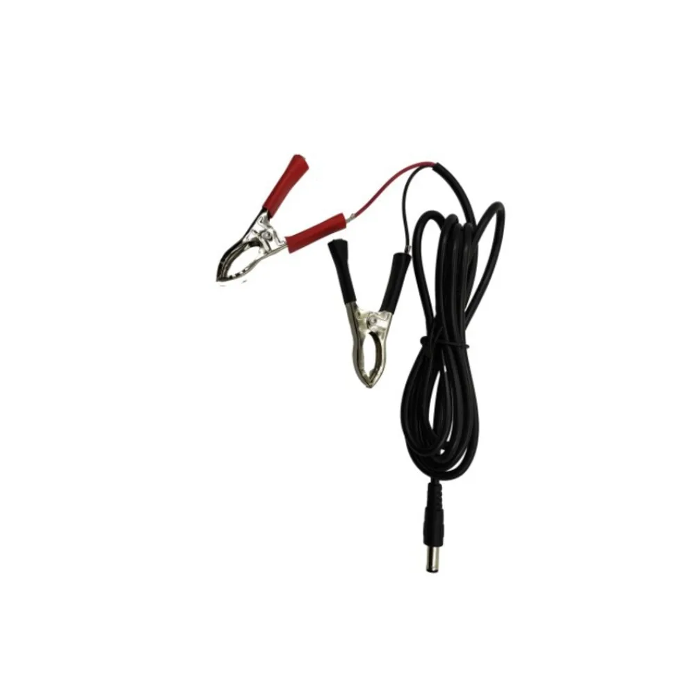 Battery Power Connector Crocodile Wire Clip 1V-38V Rated Voltage For Audio Power Connections 1.5 Meter Power Clip Connector