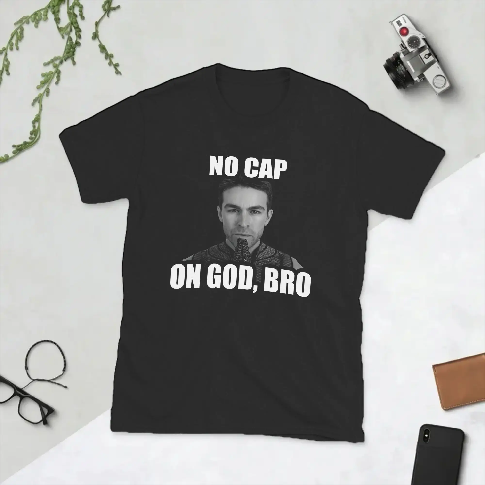 Men Deep The B-Boys The Deep No Cap on God Bro T Shirt  Cotton Clothing Fashion Short Sleeve O Neck Tees Plus Size T-Shirts