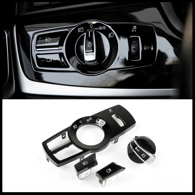 

Headlight Switch Button Light Control Panel Fog Light Switch For BMW 5 6 7 Series X3 X4 F02 F10 F18 F07 F06 F25 F26 61319192744