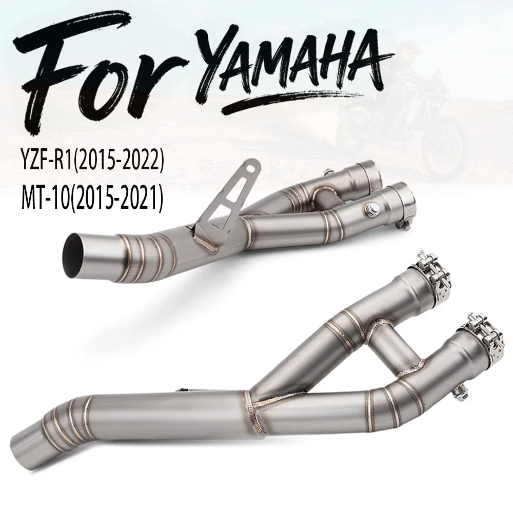 Motorcycle Exhaust Pipe Compatible with YZF-R1/MT10 (2015-2022) Moto Exhaust Escape System ConnectThe Original Pipe