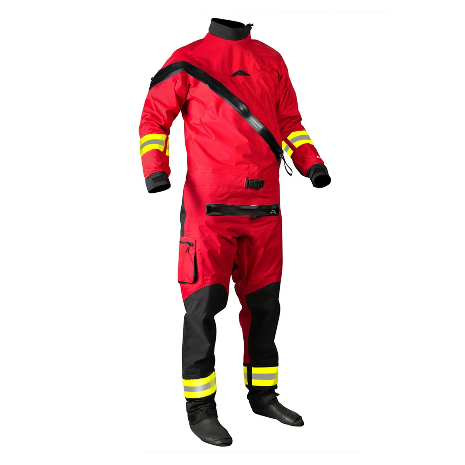 3.0 Ply Dry Suit For Kayak Waterproof Breathable Surfing Fishing Rafting Drysuit BootClothes One Pieces MD40