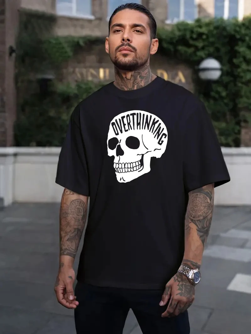 

2024Summer men's high-quality short sleeved T-shirt, casual fashion trend, street wear, breathable and comfortable T-shirt