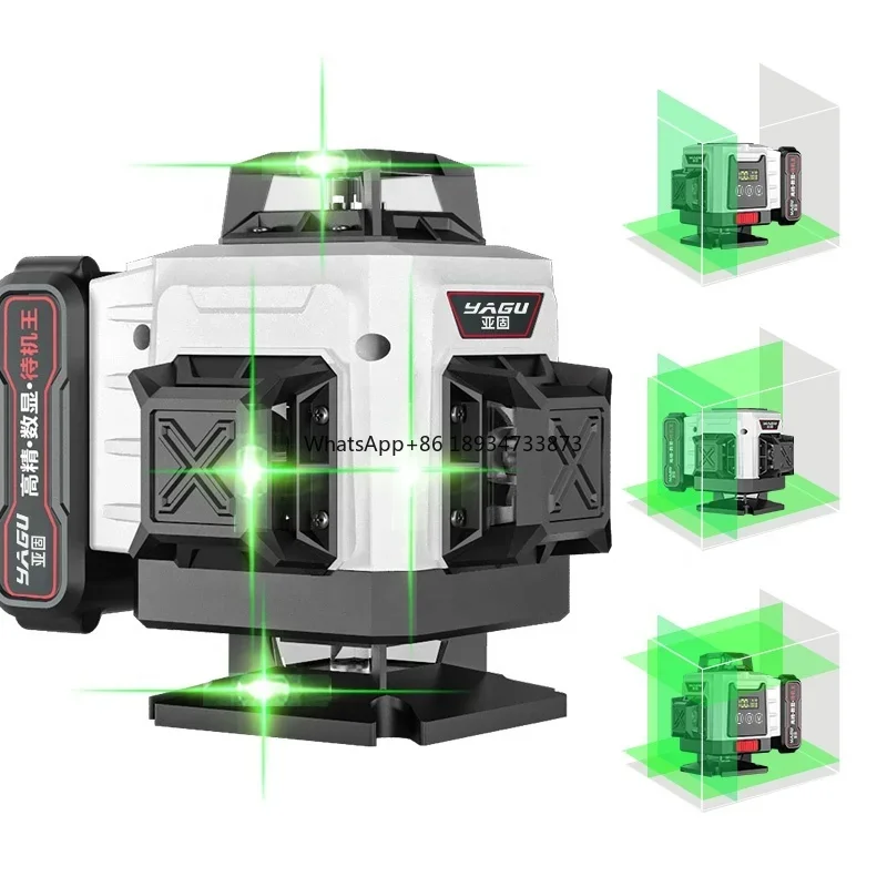 8,12,16Multifunctional Laser Level with Outdoor and Indoor Compatibility