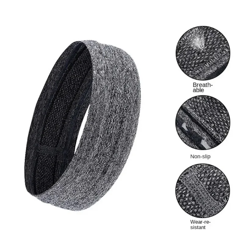 High Quality Cotton Sweat Headband for Men Sweatband Women Yoga Hair Bands Head Sweat Bands Sports Safety Sports Headband Tennis