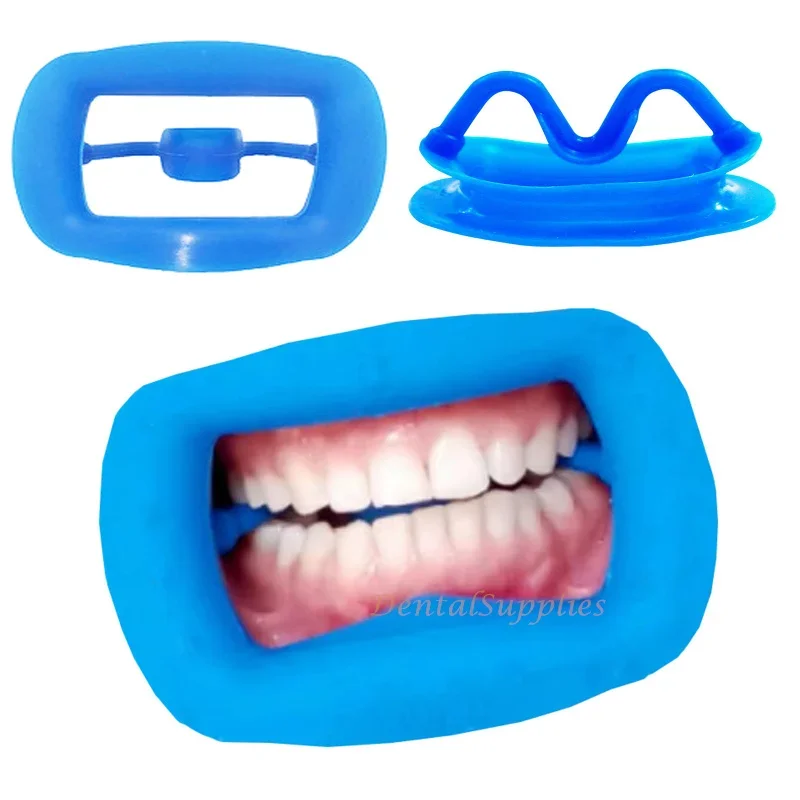 20pcs Dental Mouth Opener Soft Silicone Intraoral Support Bite Pad High Temperature Resistant Dental Orthodontic Tools