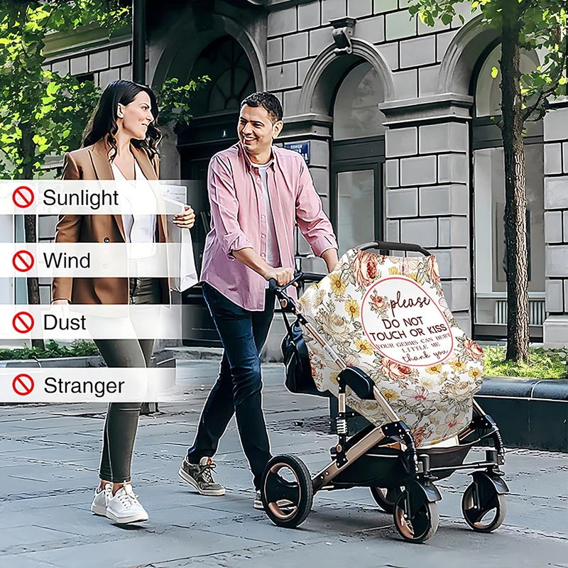 Funda elástica multiusos para asiento de coche de bebé, cubierta de lactancia, carrito de compras de lactancia, fundas de carrito de comestibles, dosel de asiento de coche