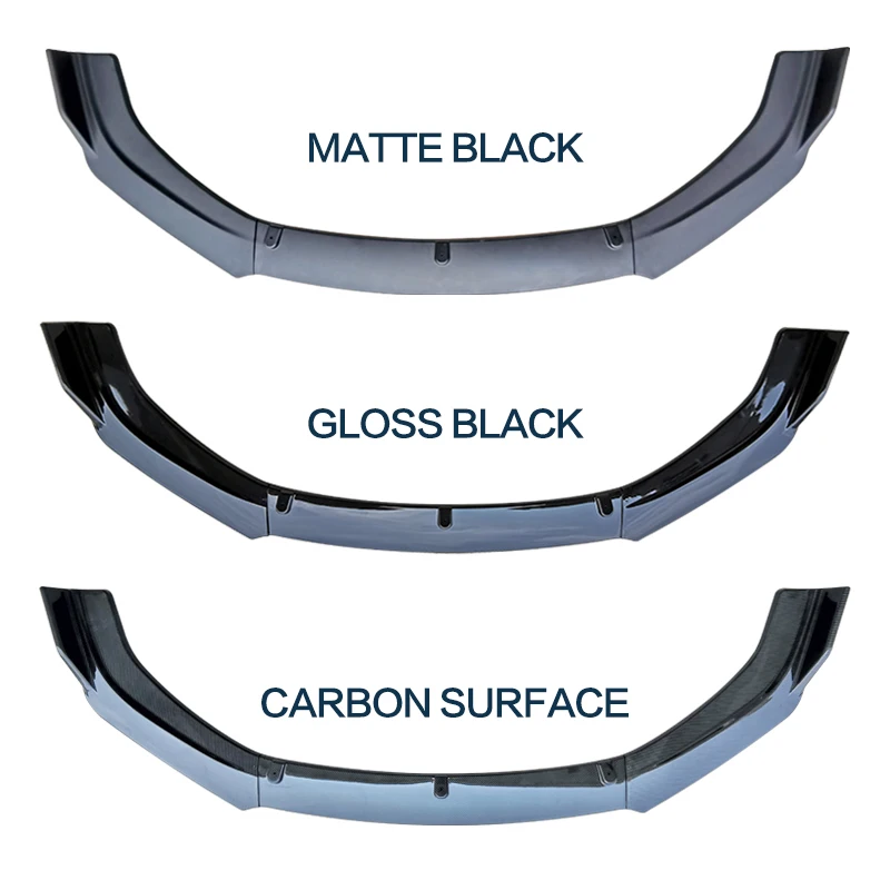 Placa protectora de alerón de parachoques delantero, Kit de cuerpo divisor de labio, tira decorativa de superficie de carbono, pala para VW Scirocco