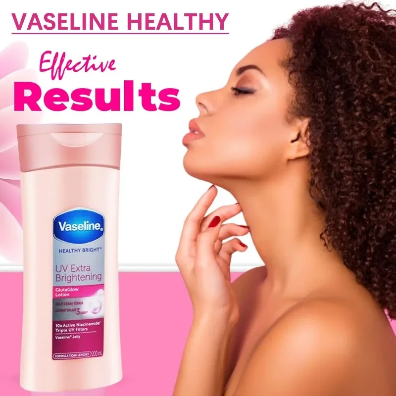 

Vaseline Healthy Bright Skin Lightening Lotion with Active Whitening System, Lighter Skin in 2 Weeks 200ml