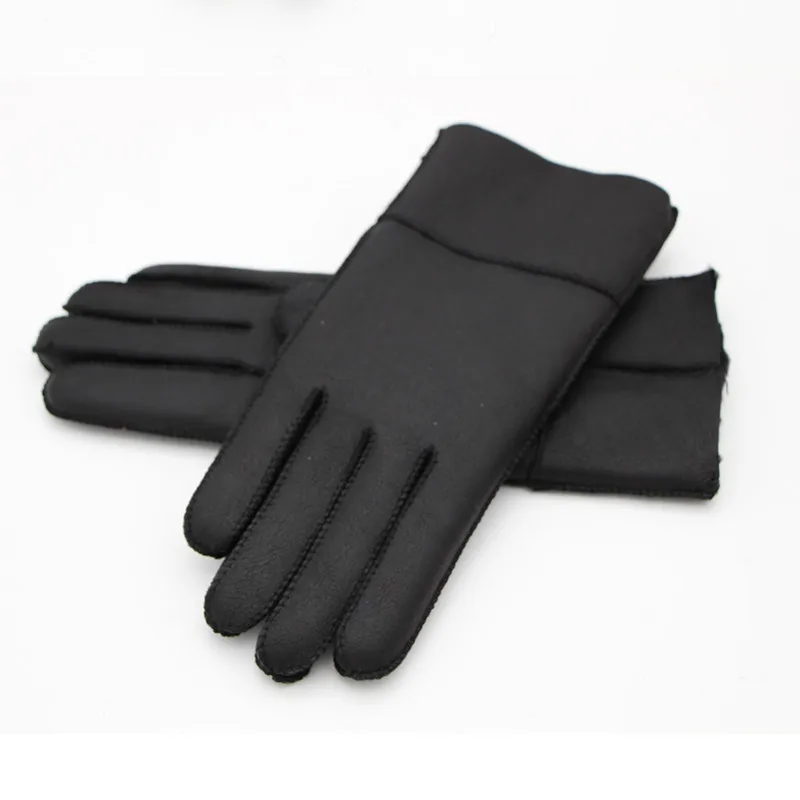 

Fur Integrated Wool Gloves Warm and Thickened Fur Leather Integrated Men's and Women's Winter Sheepskin Gloves