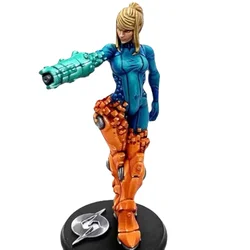 1/24 Scale 75mm High Resin Figure Model Kit Metroid Samus Alan Armed Form Figurine GK Toy Unassembled  Unpainted Free Shipping