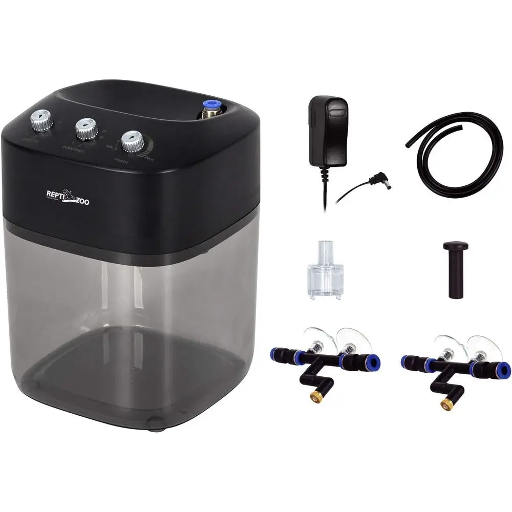 

2.2L Adjustable Mist Sprayer System for Terrariums and Reptile Enclosure with 2 Nozzles