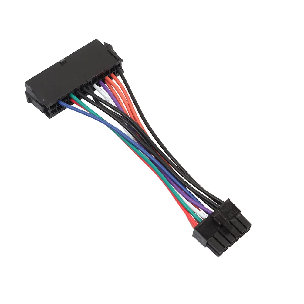 24-Pin Female to 12-Pin Male ATX Power Adapter Cable – Heavy-Duty Flexible Copper Core for Server & Workstation