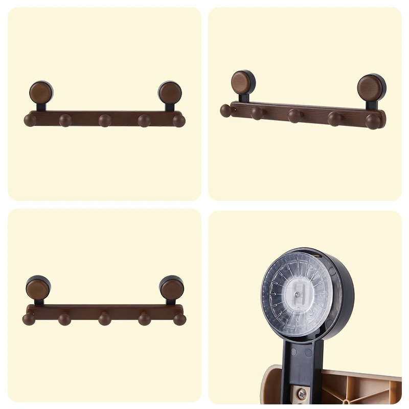 خطافات كأس شفط قوية من Uforu بدون حفر - مثالية لمدخل الباب الخلفي للحمام، شماعة معطف مثبتة على الحائط متعددة الاستخدامات #6