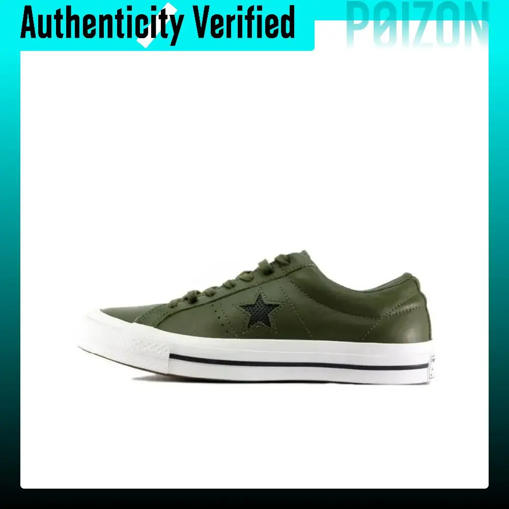 Converse Slip Resistant Abrasion Resistant Slip Resistant Abrasion Resistant Low top Skateboard Shoes Men's Green 158467C