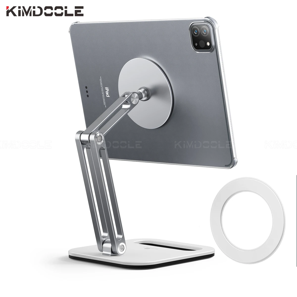 Kimdoole Metal Magnetic Tablet Stand Holder Pad Folddable Support for iPad Air Pro 12 Mini Xiaomi Samsung Accessories