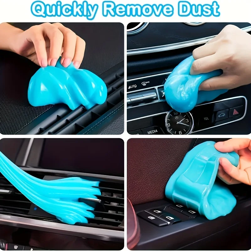0.16kg Car Cleaning Gel Duster to Removes Interior Dust Air Vent Outlet Dashboard Laptop Magic Cleaning Tool Wash Mud Remover image 3